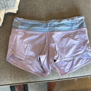 Speed up lululemon short low rise size 6 hot pink great condition